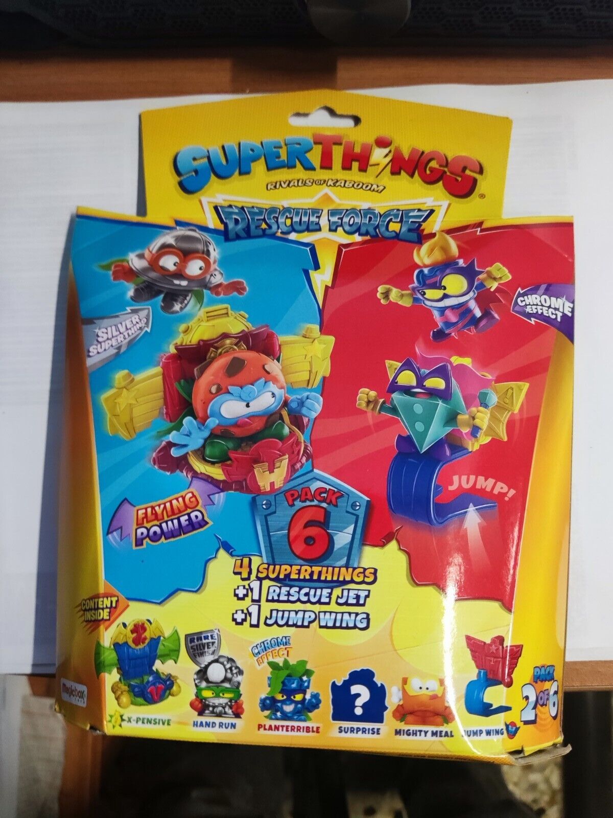 SUPERTHINGS - Rescue Force Pack6 - Rivals Of Kaboom - Pack 4 Figure + Kazoom Jet
