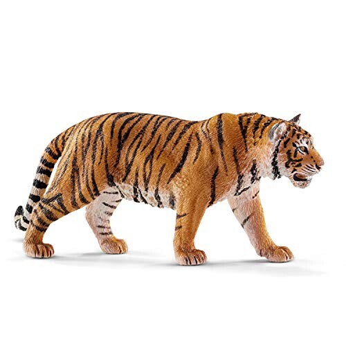 TIGRE animali in resina SCHLEICH miniatura 14729 wild life TIGER età 3+