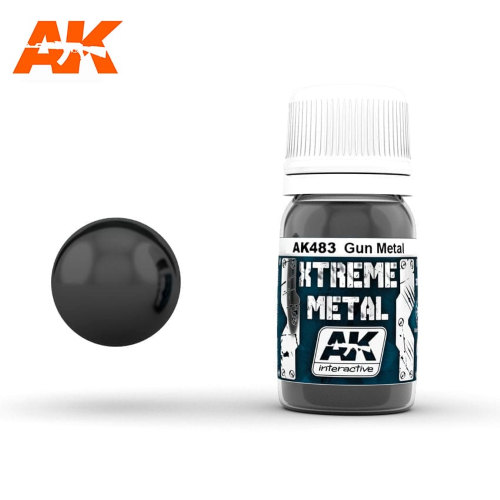 AK Interactive Xtreme Metal Gun Metal 30ml
