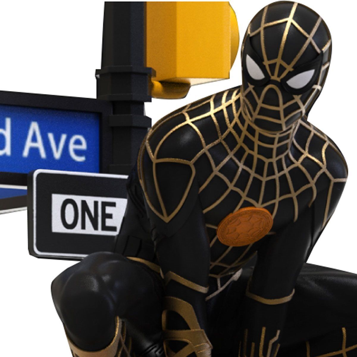 Marvel Spider-Man No Way Home Black and Gold Suit Diorama D-Stage Beast Kingdom