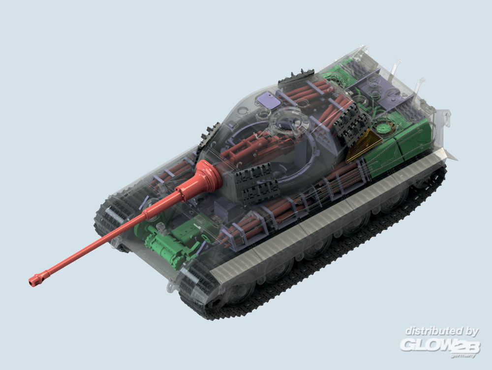 ICM: Pz.Kpfw. VI Ausf.B King Tiger late productioen with full interior in 1:35 [