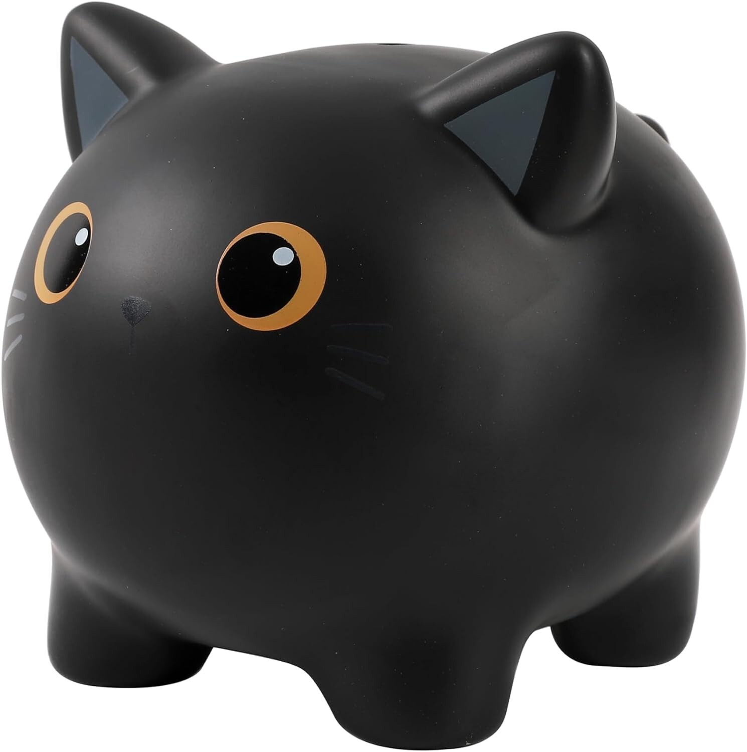 Salvadanaio divertente decorativo/Portamonete in plastica resistente (BLACK CAT)