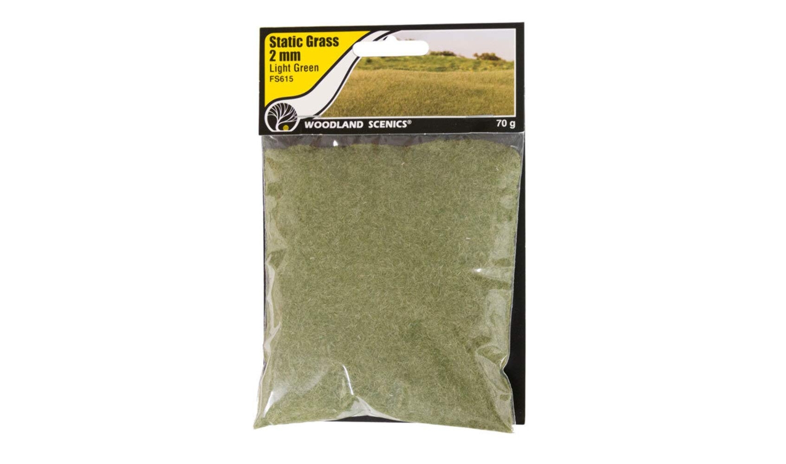Woodland Scenics 2mm Static Grass Light Green