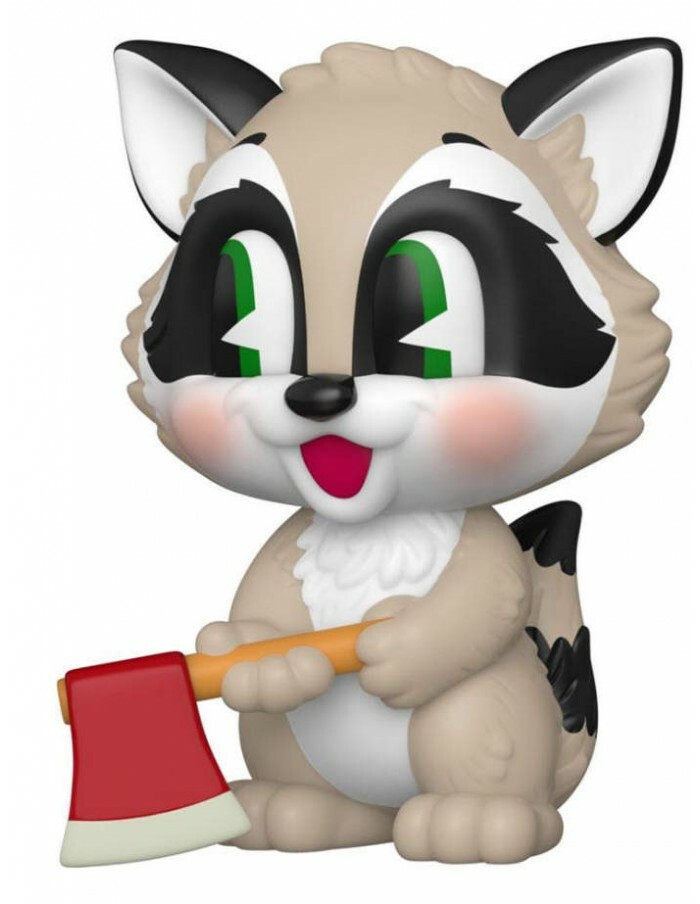 FUNKO VINYL VILLAINOUS VALENTINES - SNOOKUMS THE RACCOON FIGURE NEW!