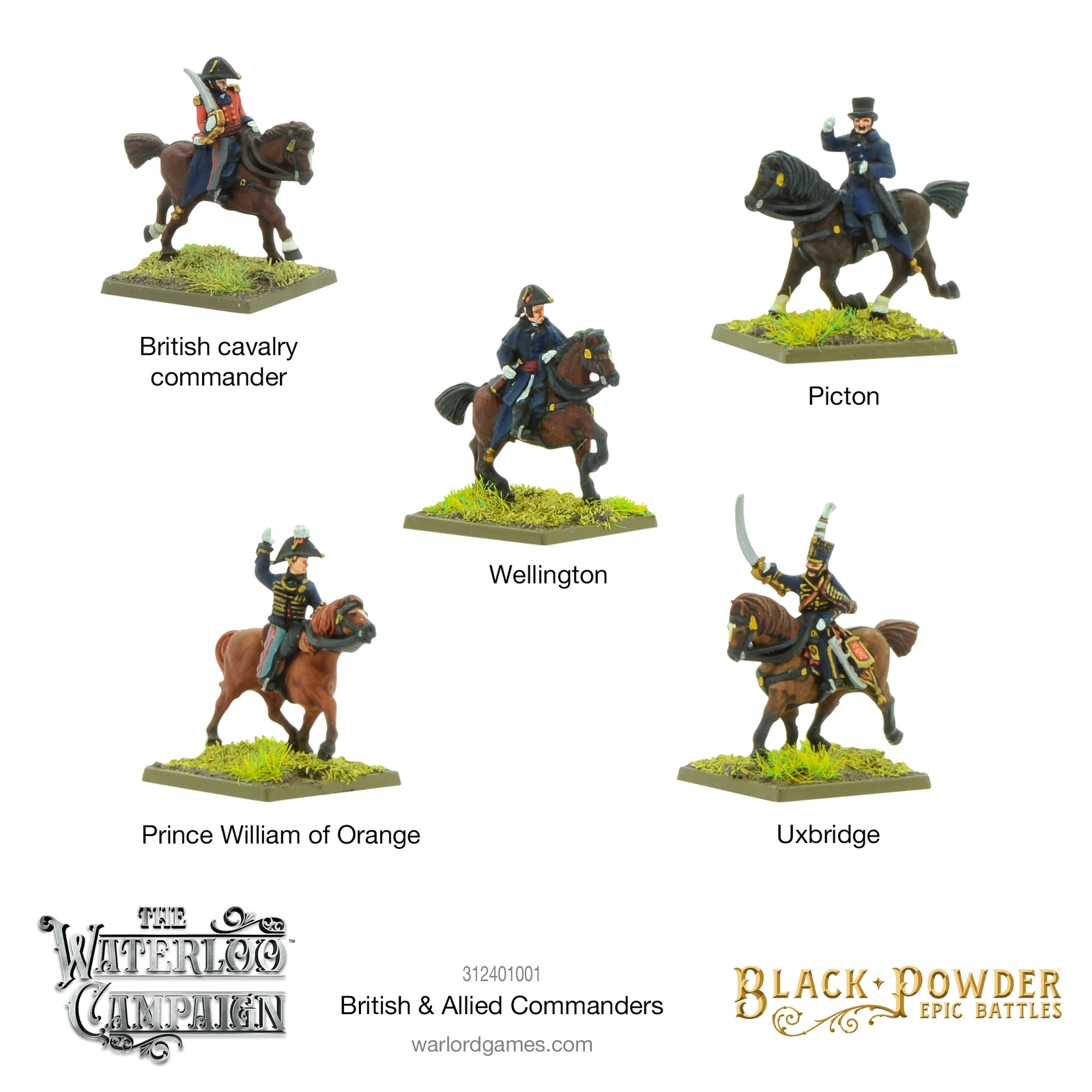 Warlord Games, Black Powder Epic Battles: Napoleonic British & Allied Commanders