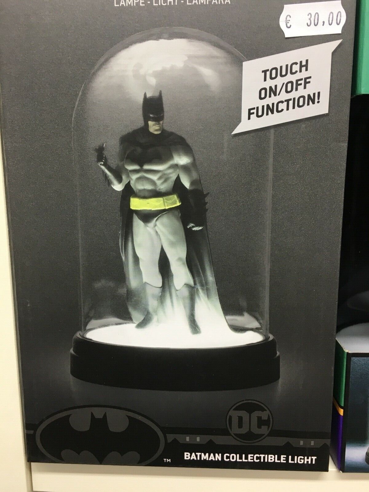 BATMAN COLLECTIBLE LIGHT  NUOVO E SIGILLATO