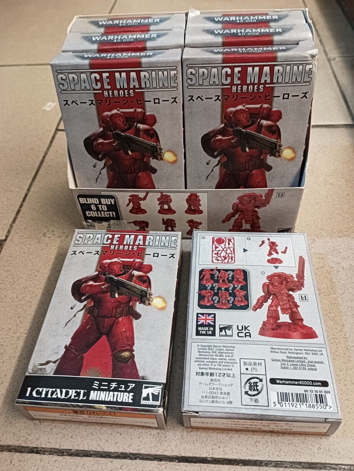 74 Space Marine Heroes 2022/23 - Blood Angels Collection Serie 2 (set completo)