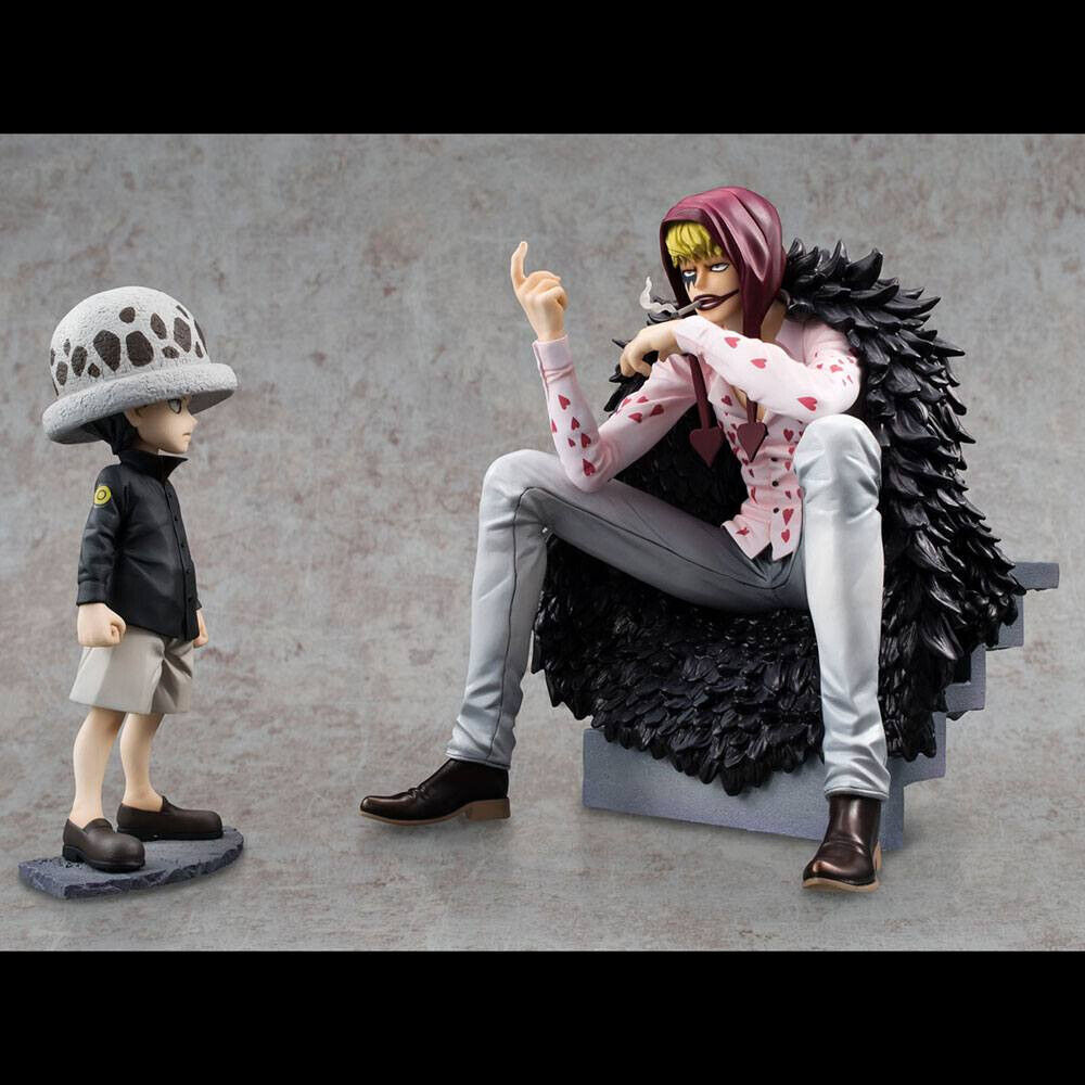 One Piece Excellent Model Limited P.O.P PVC Statue Corazon & Law MEGAHOUSE
