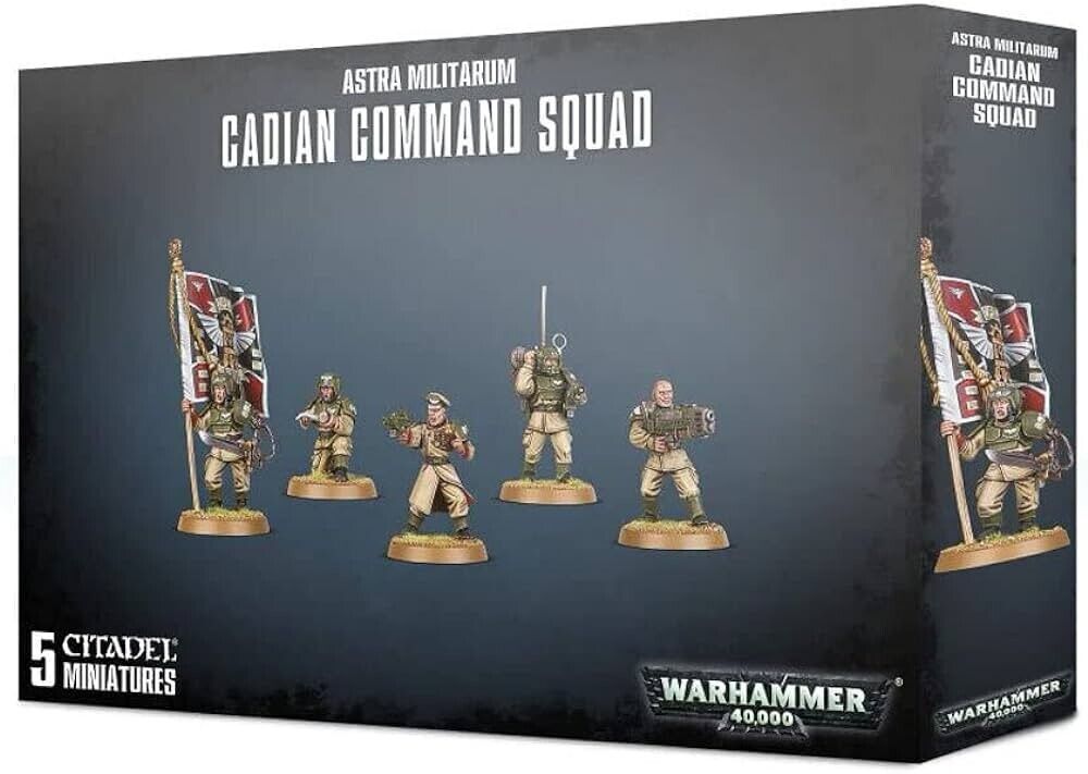 WARHAMMER 40,000 - Cadian Command Squad