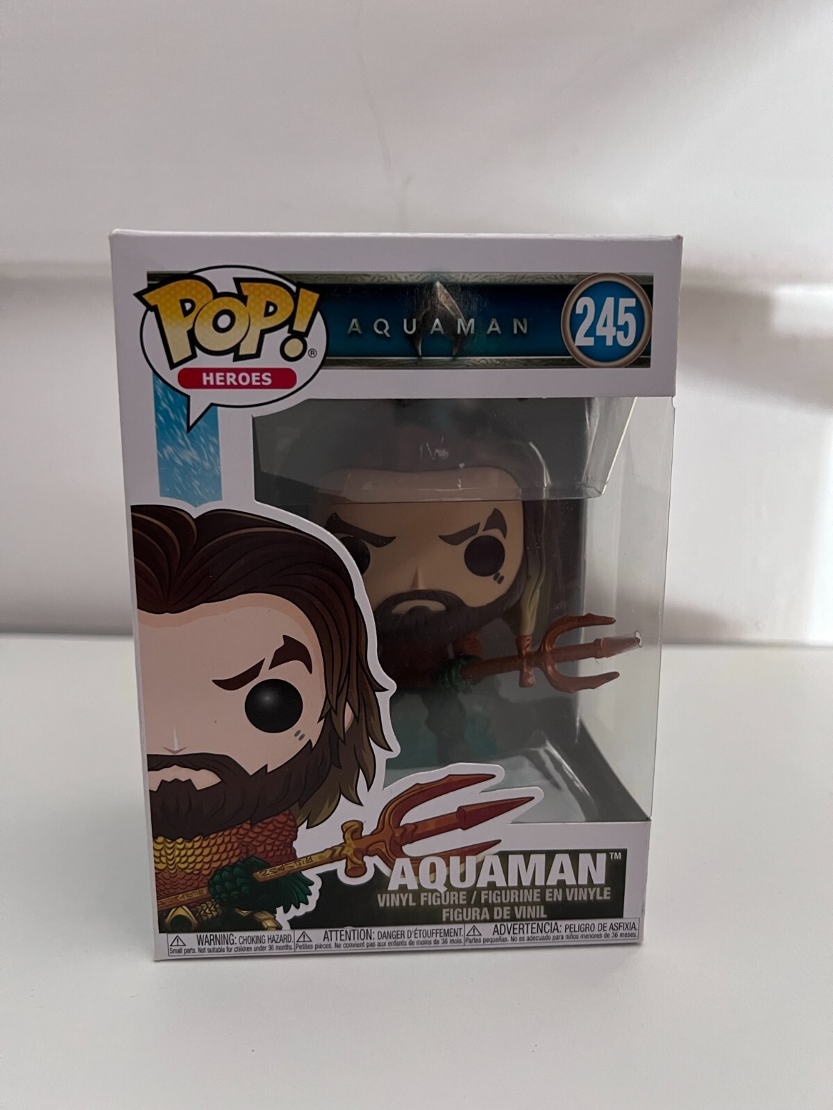 FUNKO POP DC AQUAMAN MOVIE AQUAMAN VINYL FIGURE 245