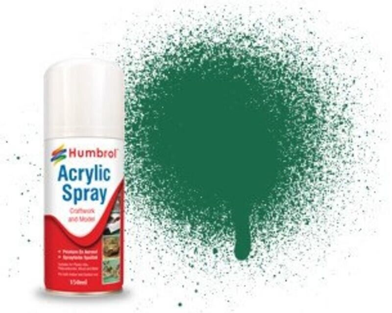 Humbrol Acrylic Spray Paint No.30 Dark Green (150ml) AD6030 modellismo