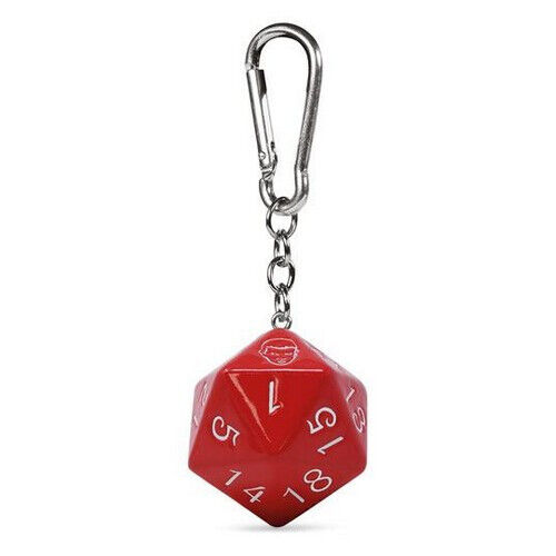 Stranger Things 3D Rubber Keychain D20 6 cm Portachiavi