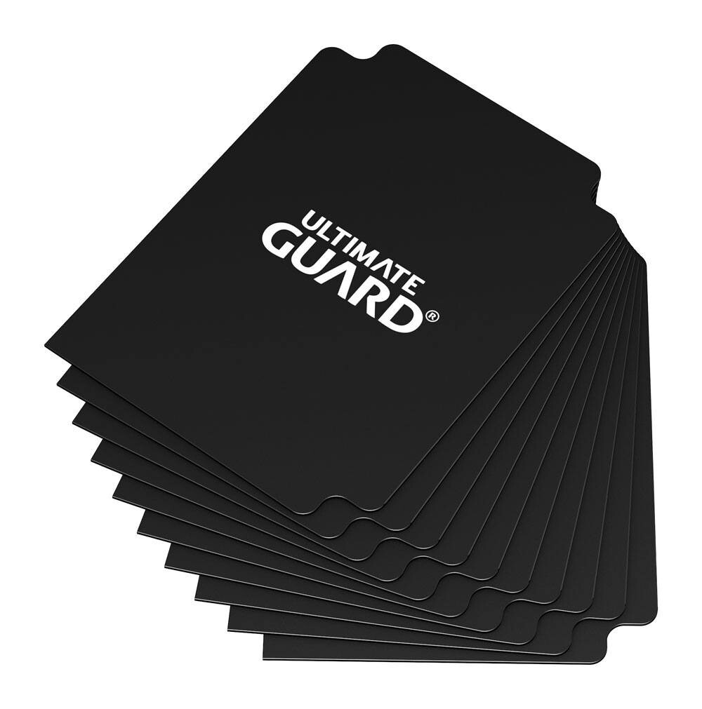 Divisori mazzi di carte Card Dividers Standard Size Black (10) Ultimate Guard