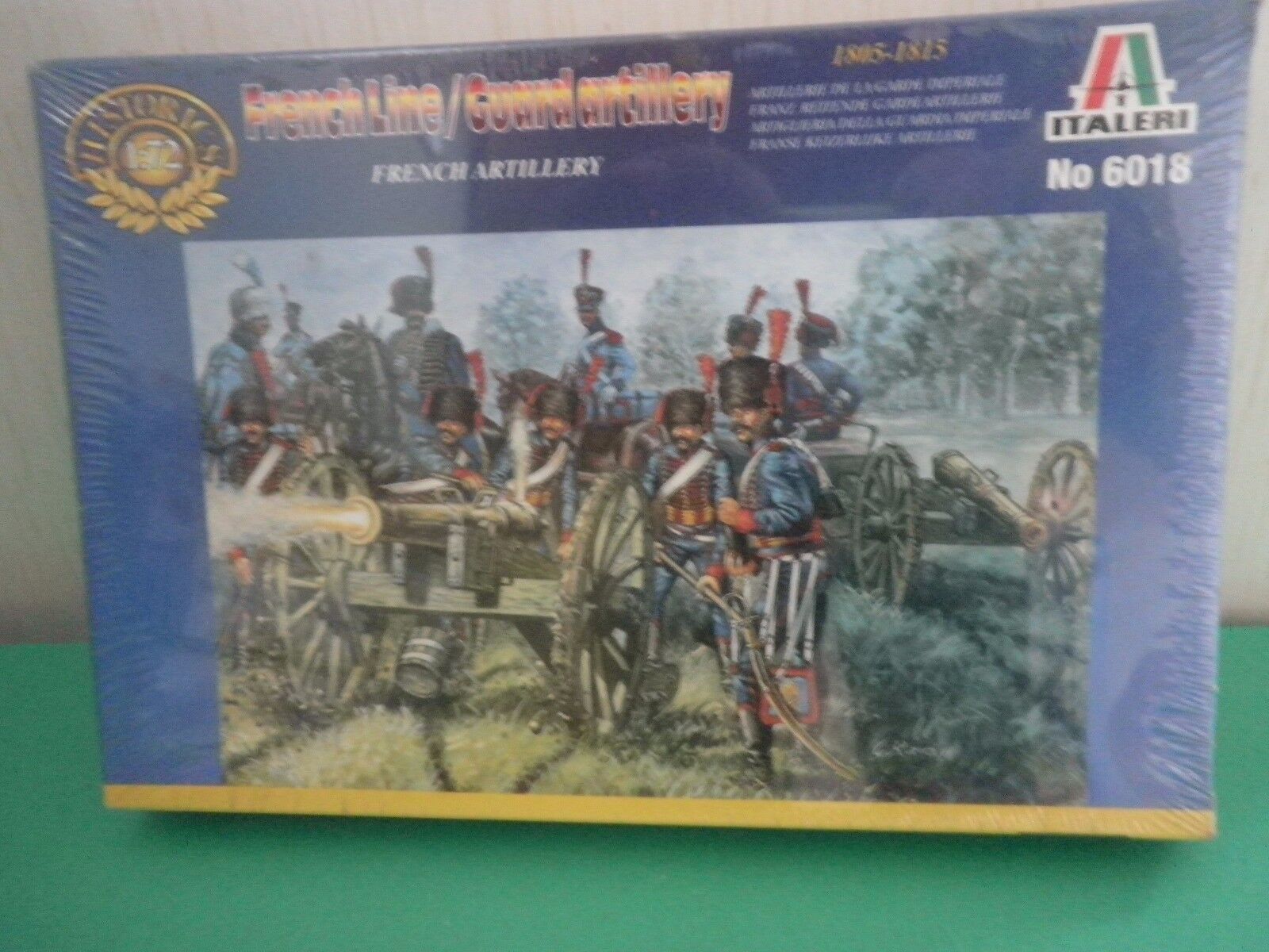 ITALERI Historics French Line/Guard Artillery 1/72 ITALERI Soldatini Sprue NUOVO