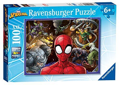 Ravensburger Marvel Spiderman 100 Piece Jigsaw Puzzle for Kids Age 6 (f3j)