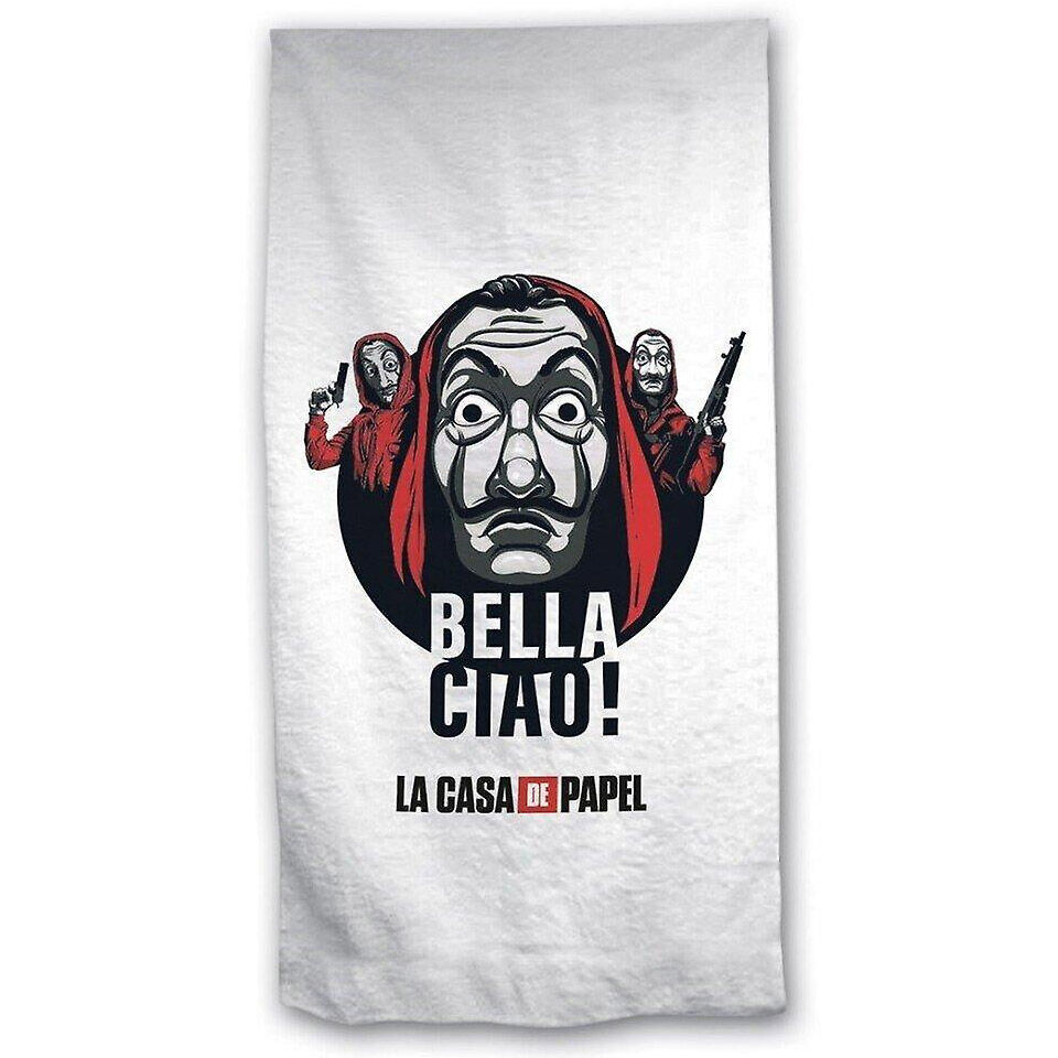 LA CASA DE PAPEL - Telo mare in microfibra Bella Ciao!