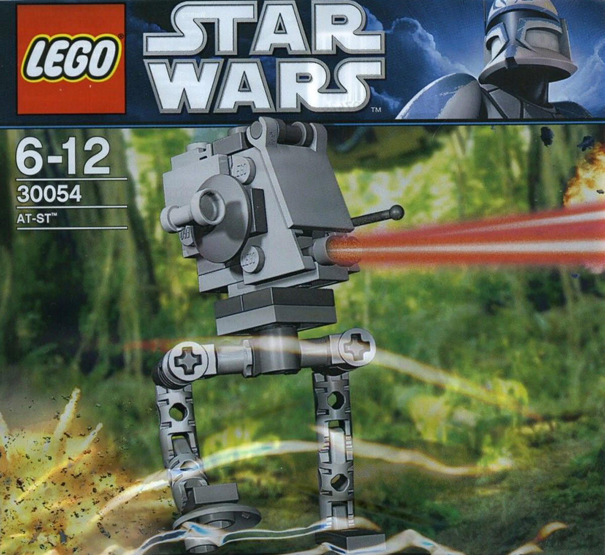 LEGO - STAR WARS - MICROFIGHTERS - Series 1 - AT-ST WALKER set kit 30054 - NUOVO