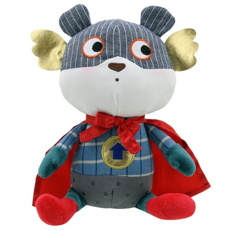 Peluche Orsetto super Eroe Wilberry WB004702 h 27cm Plush Toy teddy bear ours