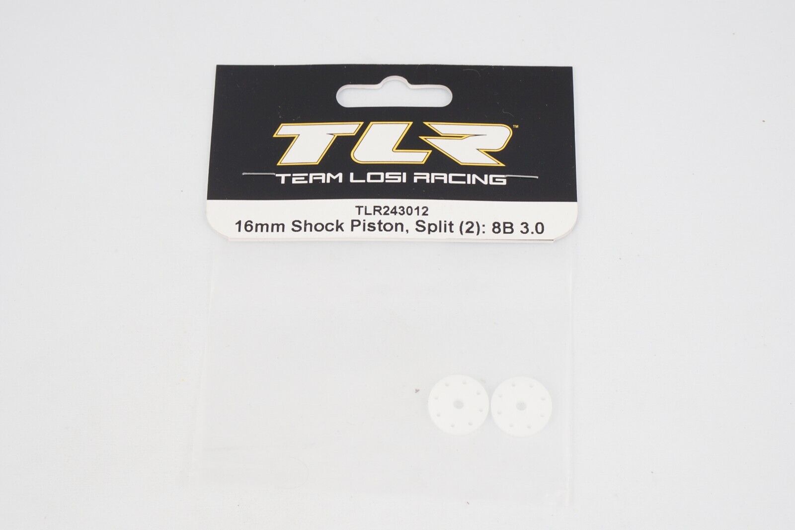 Team Losi TLR243012 16mm Shock Piston, Split (2pcs): 8B 3.0 modellismo
