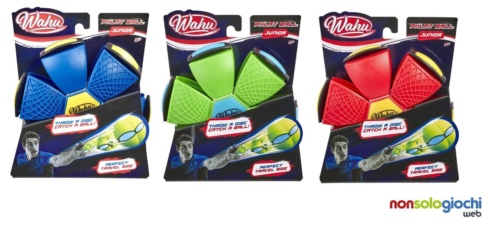 PALLA FRISBEE PHLATBALL JUNIOR 2IN1 331636 -nuovo-Italia