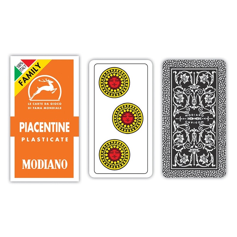 Carte Regionali PIACENTINE Arancioni Family Modiano