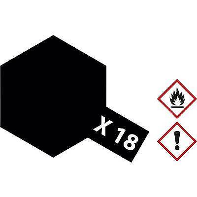 X18 Semi Gloss Black X18 - tamiya modellismo