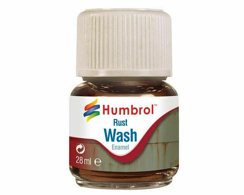 HUMBROL RUST WASH ENAMEL SMALTO RUGGINE PER LAVAGGI INVECCHIAMENTO 28 ML  AV0210