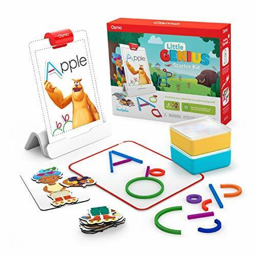 Osmo, Little Genius Starter Kit per iPad, 4 Giochi di apprendimento (U1c)