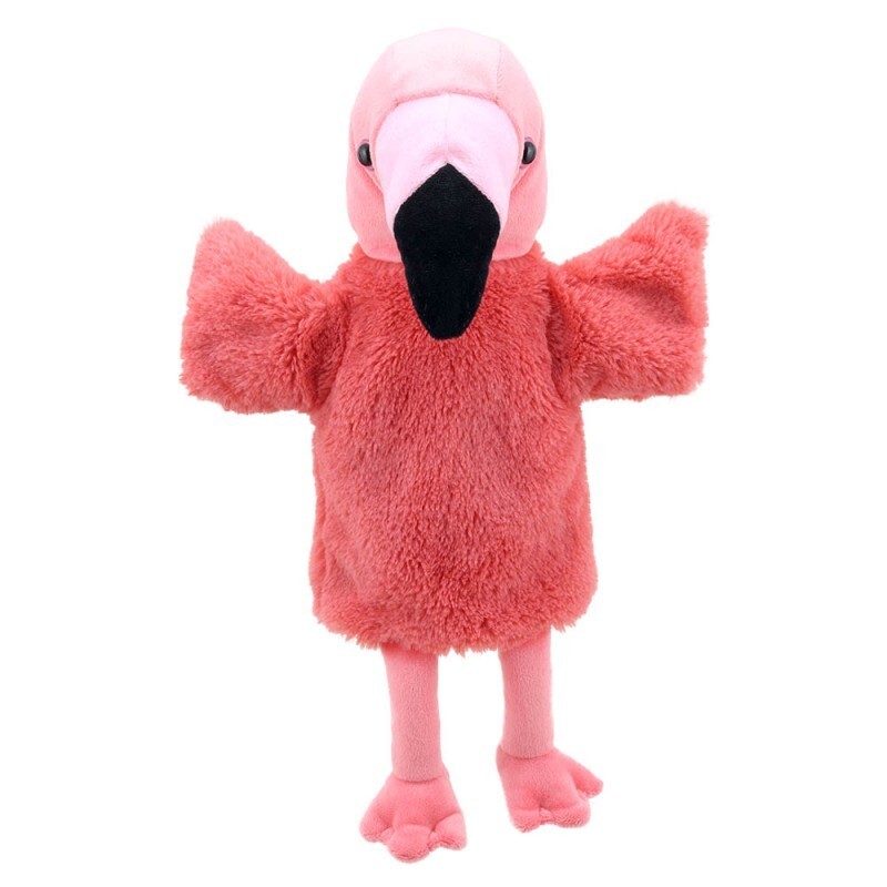 Burattino peluche guanto fenicottero The Puppet Company PC004631 Marionnette