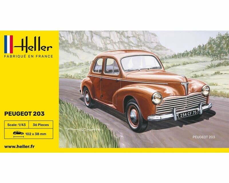 Heller Peugeot 203 1:43 80160 modellismo