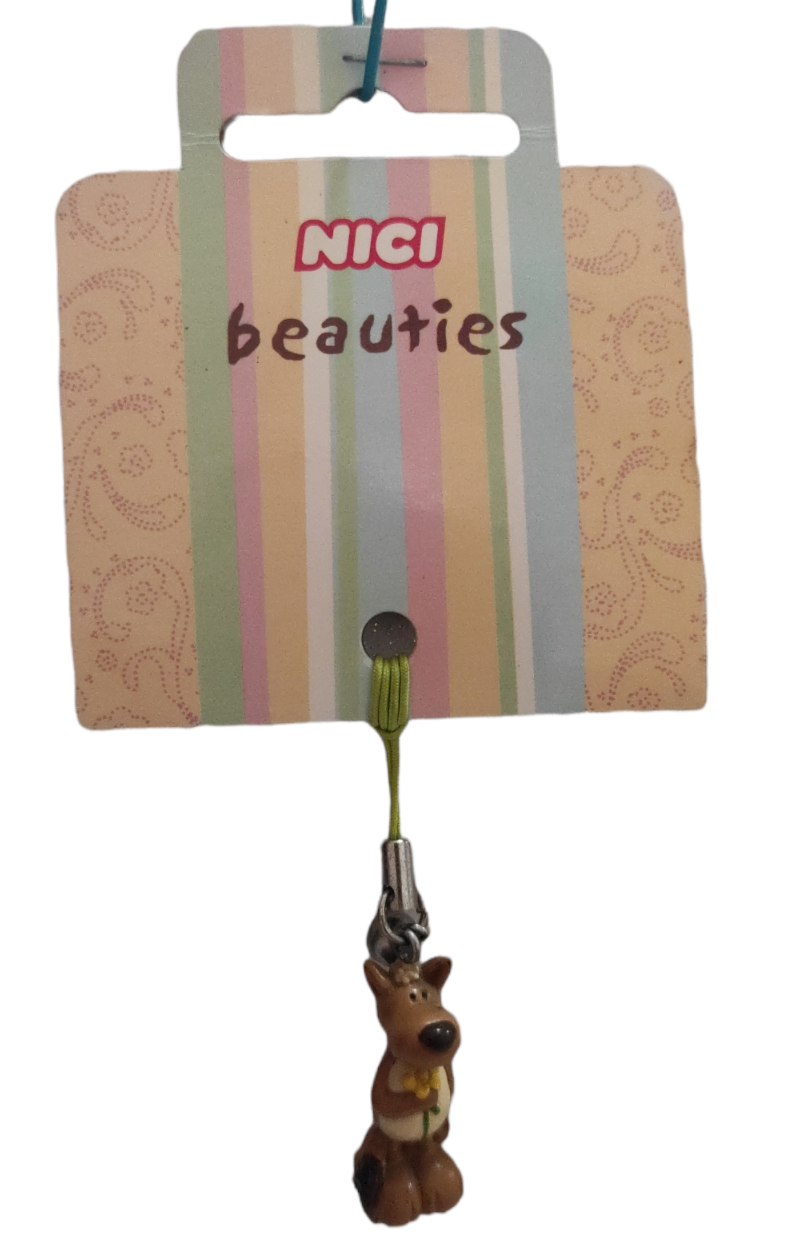 NICI BEAUTIES LUPO WOLF CHARMS FOR MOBILE OR KEY #27723