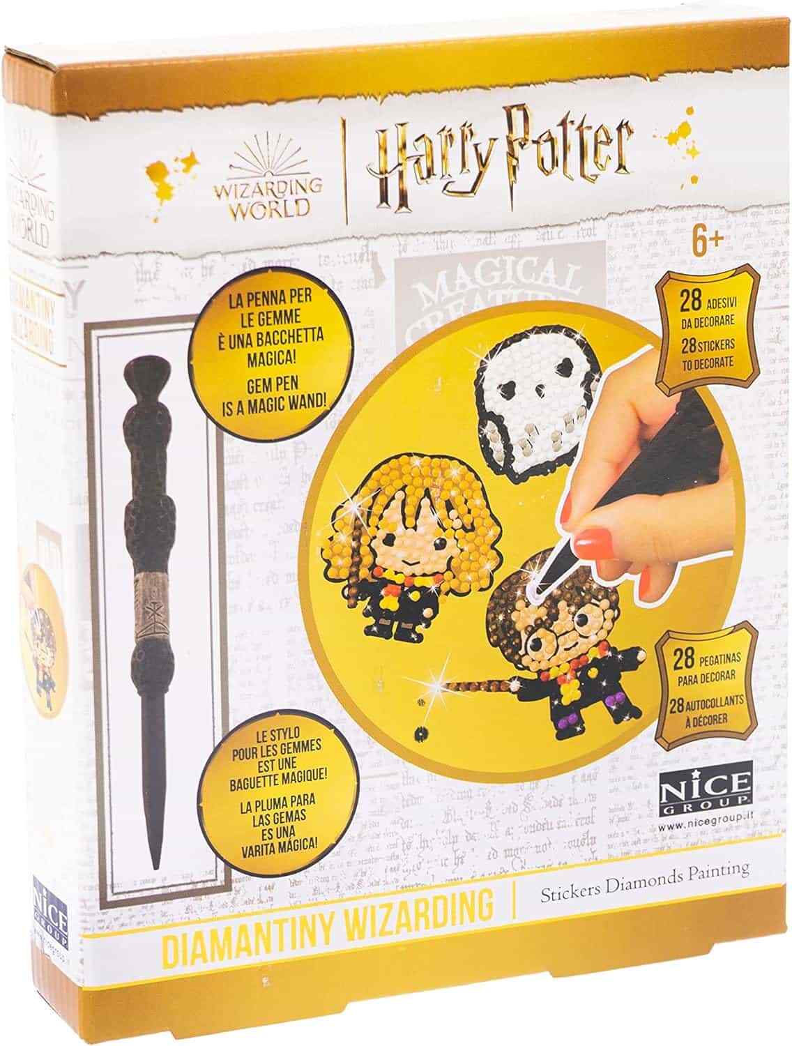 DIAMANTINY Harry Potter Wizarding Deco Stickers Kit crea il Mosaico