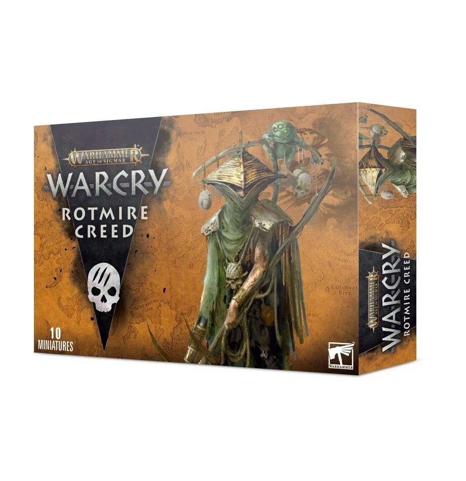 ROTMIRE CREED set con 10 miniature WARCRY warhammer IN ITALIANO age of sigmar CI