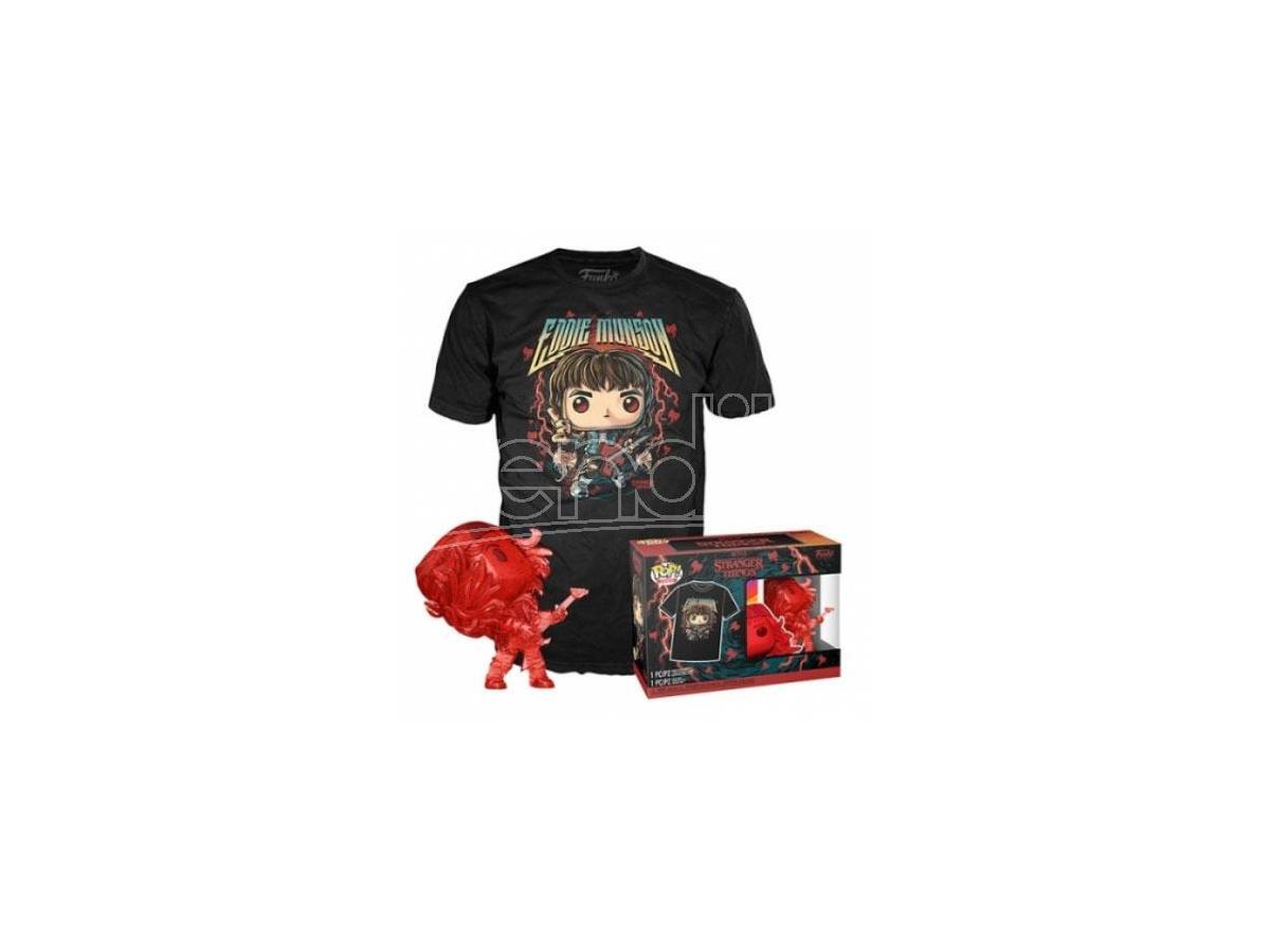 FUNKO TEE + POP STRANGER THINGS HUNTER EDDIE W/GUITAR XL TV SERIES STRANGER THIN