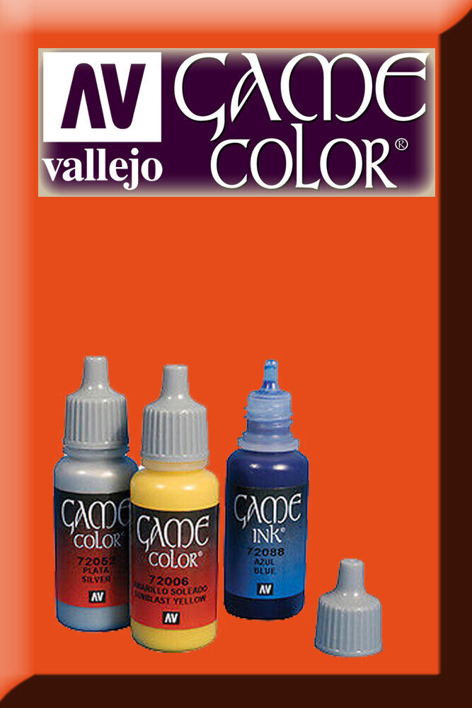 Game Color Heavy Orange Exopaq 72152 Acrylic Paint VALLEJO