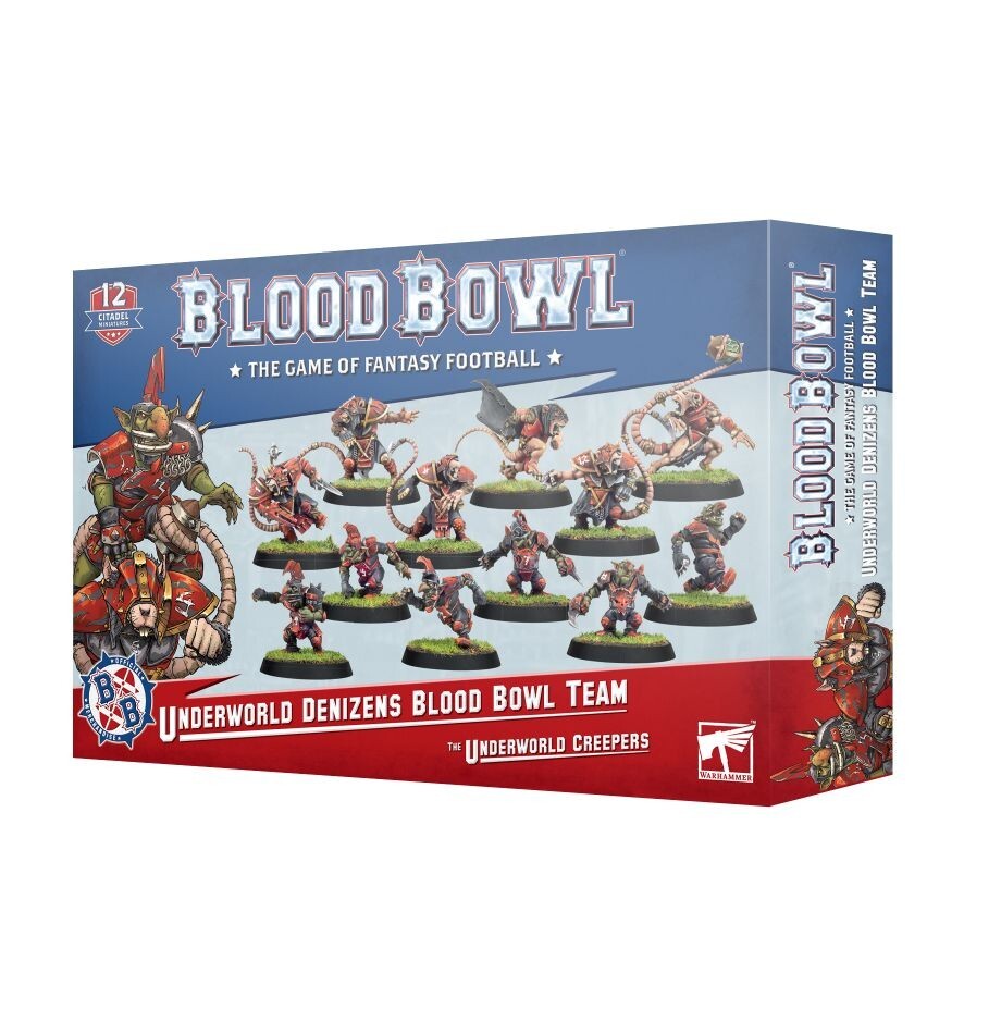 BLOOD BOWL UNDERWORLD DENIZENS Skaven team 12 miniatures