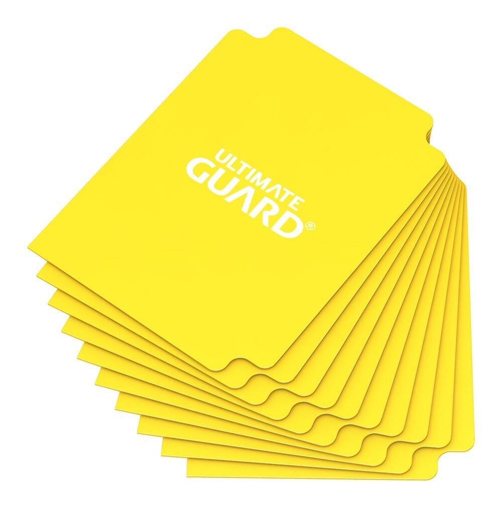 Divisori mazzi di carte Card Dividers Standard Size Yellow (10) Ultimate Guard