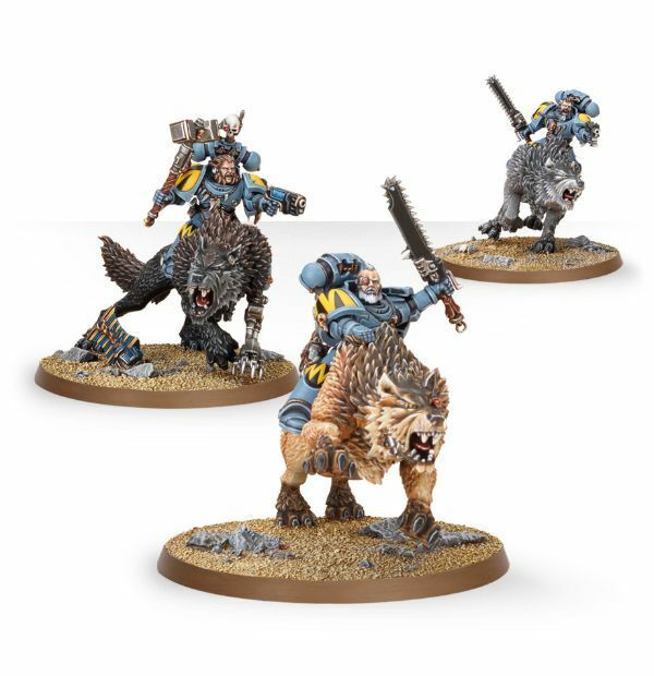 WARHAMMER SPACE WOLVES THUNDERWOLF CAVALRY