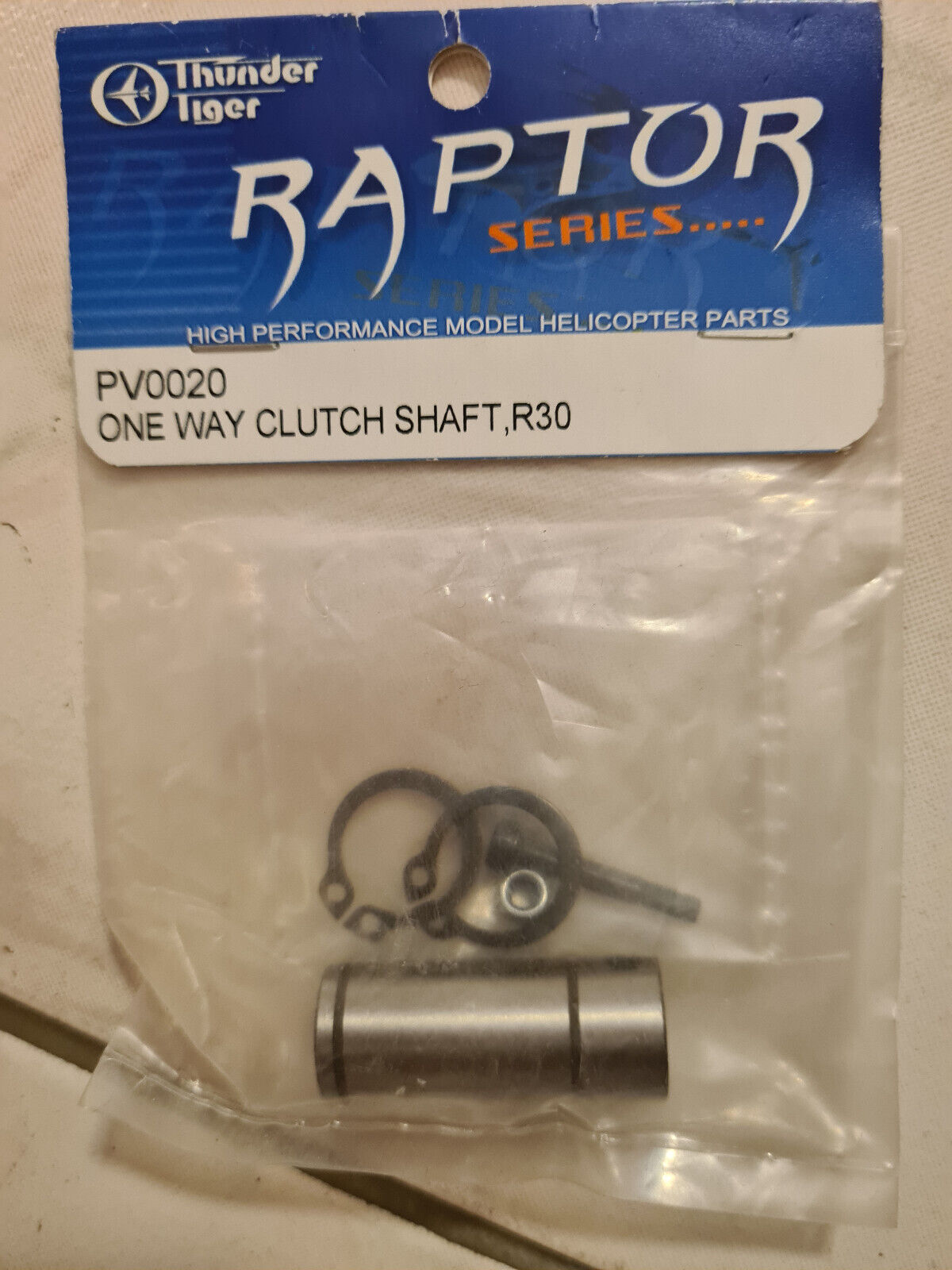 ONE WAY CLUTCH SHAFT , R30 PV0020 THUNDER TIGER