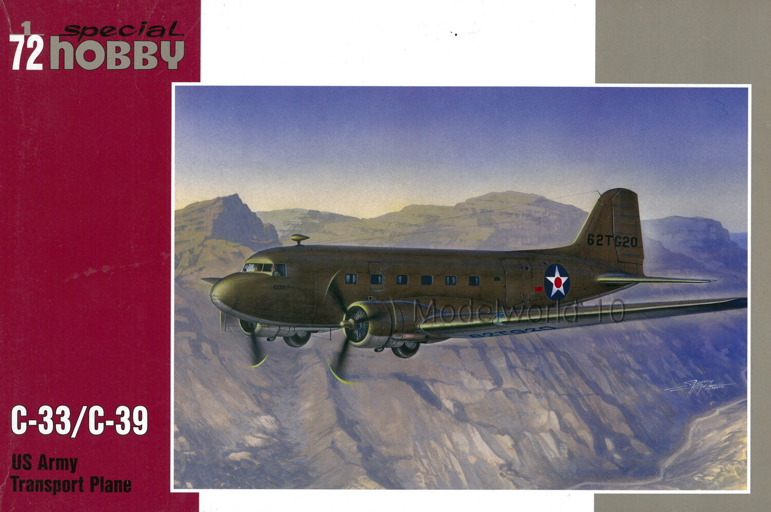 Special Hobby SH72176 - C-33 / C39 US Army Transport Plane 1/72