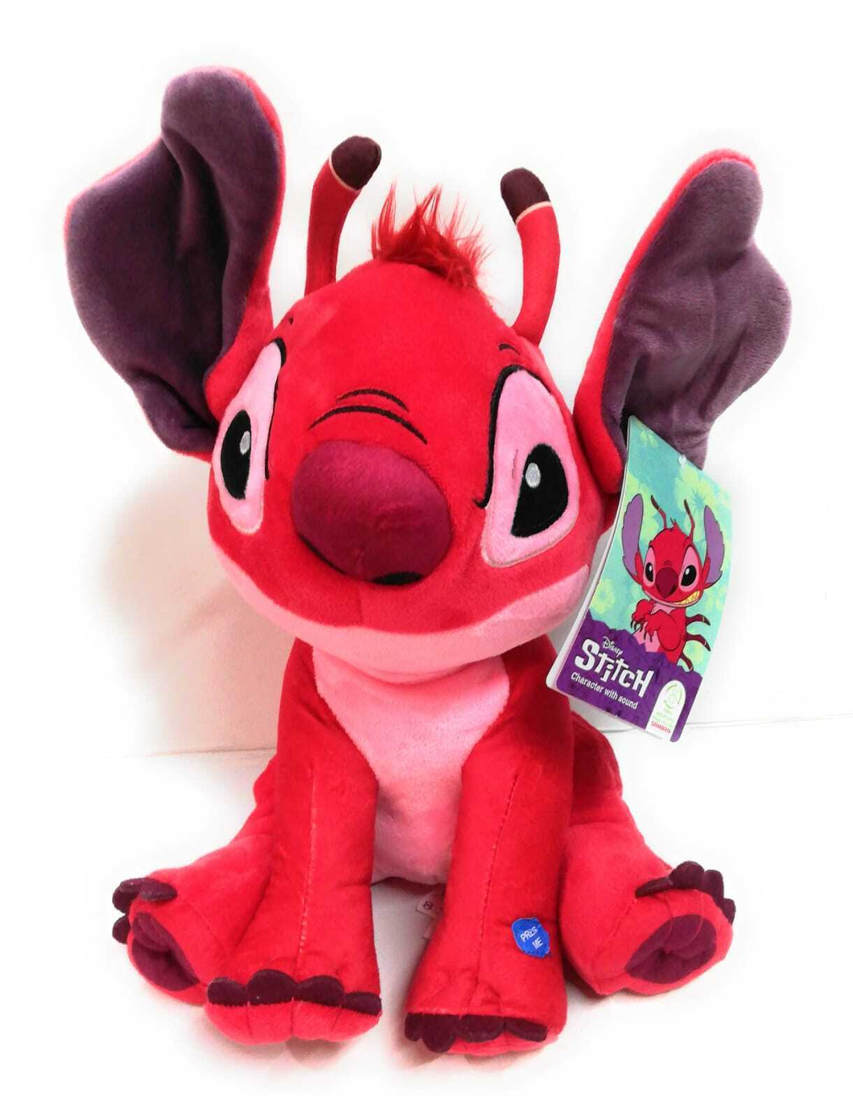 Disney Lilo & Stitch, PELUCHE LEROY 30 CM CON SUONI, TTC09000 Grandi Giochi