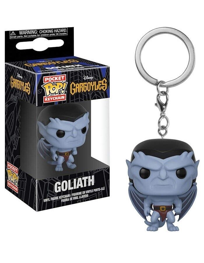FUNKO POCKET POP KEYCHAIN PORTACHIAVI DISNEY GARGOYLES GOLIATH MINI FIGURE NEW
