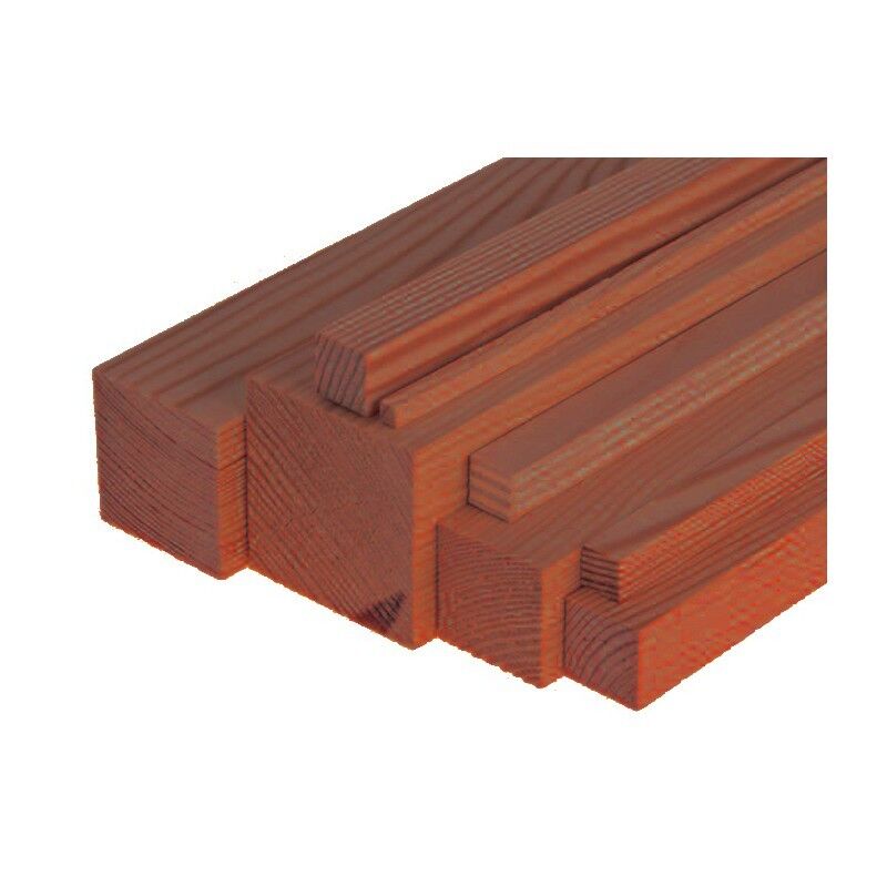 LISTELLI 4x4x1000 mm  (3 Pz) MOGANO  SAPELLY QUADRATO STRIPS ( OcCre - 180044 )