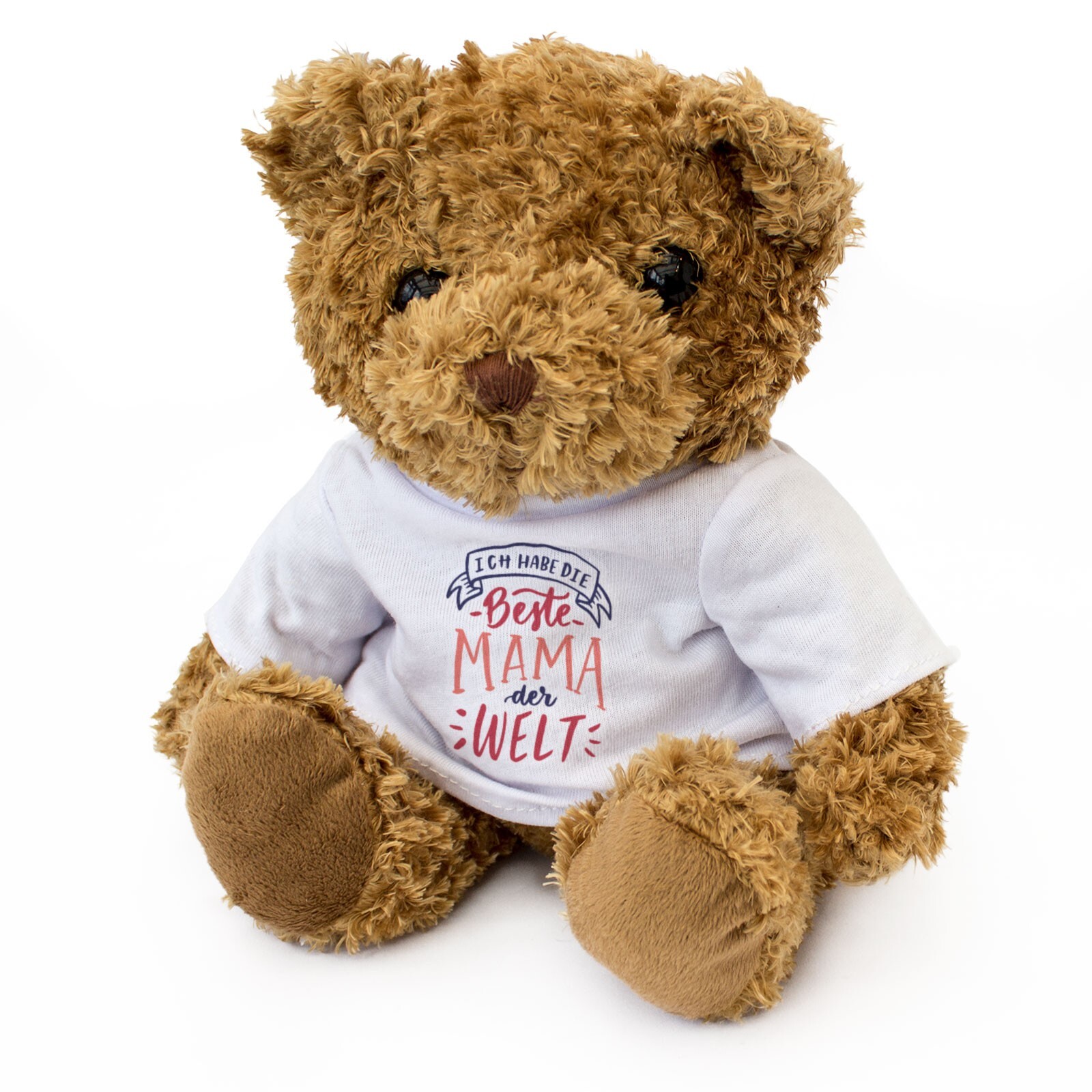 Nuovo - Beste Mama Der Welt - Orsacchiotto - Carino Tenero Morbido - Idea Regalo