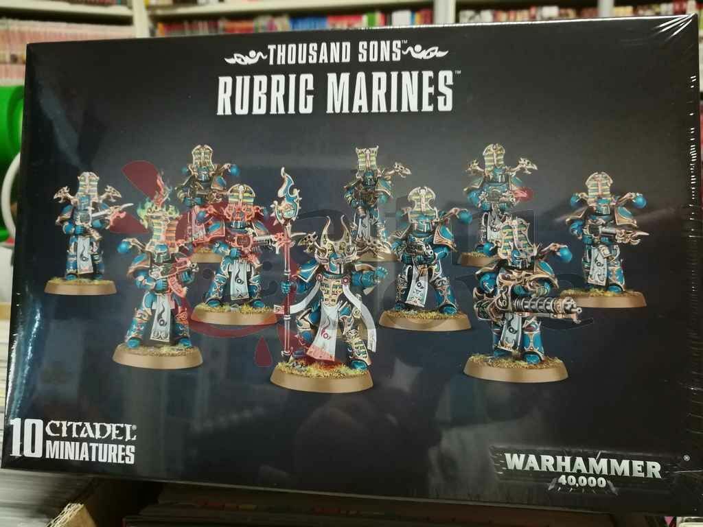 Thousand Sons: Rubric Marines    Warhammer 40k Games Workshop Scatola Di Montagg