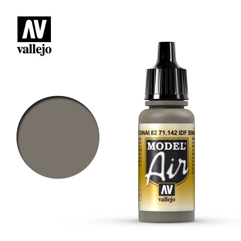 Vallejo Model Air Acrylic Airbrush Acrilico Aerografo 71142 Idf Sinai Grey 82