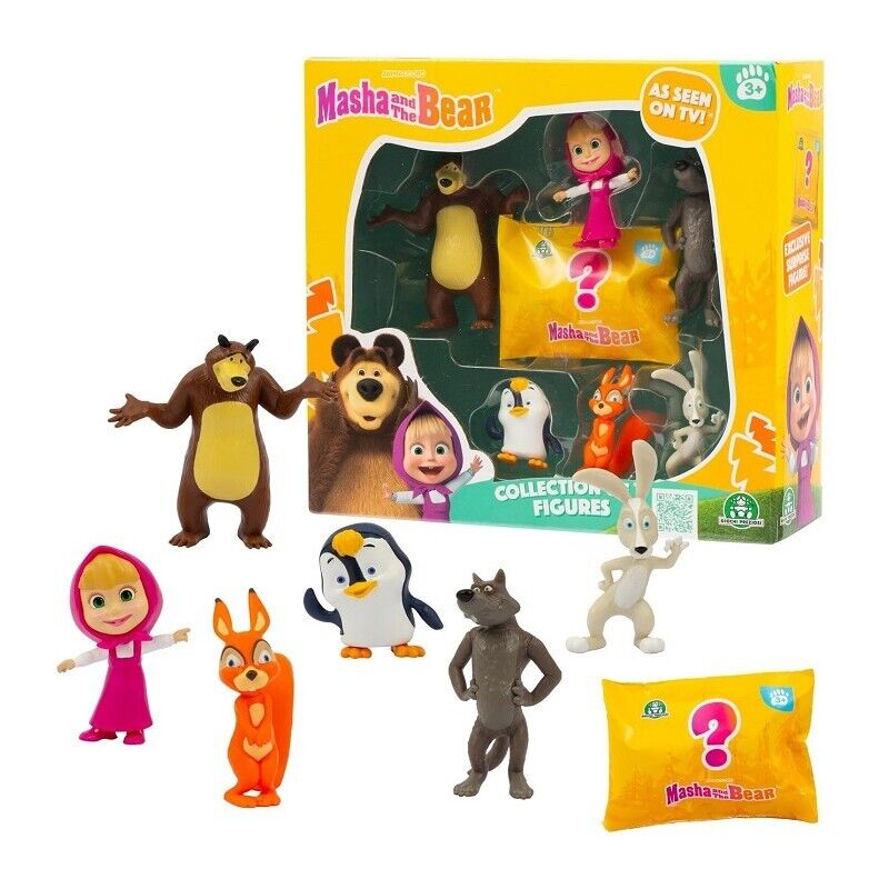 GIOCHI PREZIOSI MASHA E ORSO SET 7 PERSONAGGI MHA23000