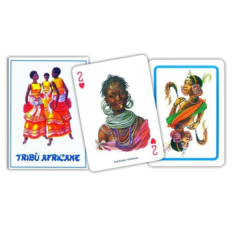 Carte POKER TRIBU' AFRICANE Modiano
