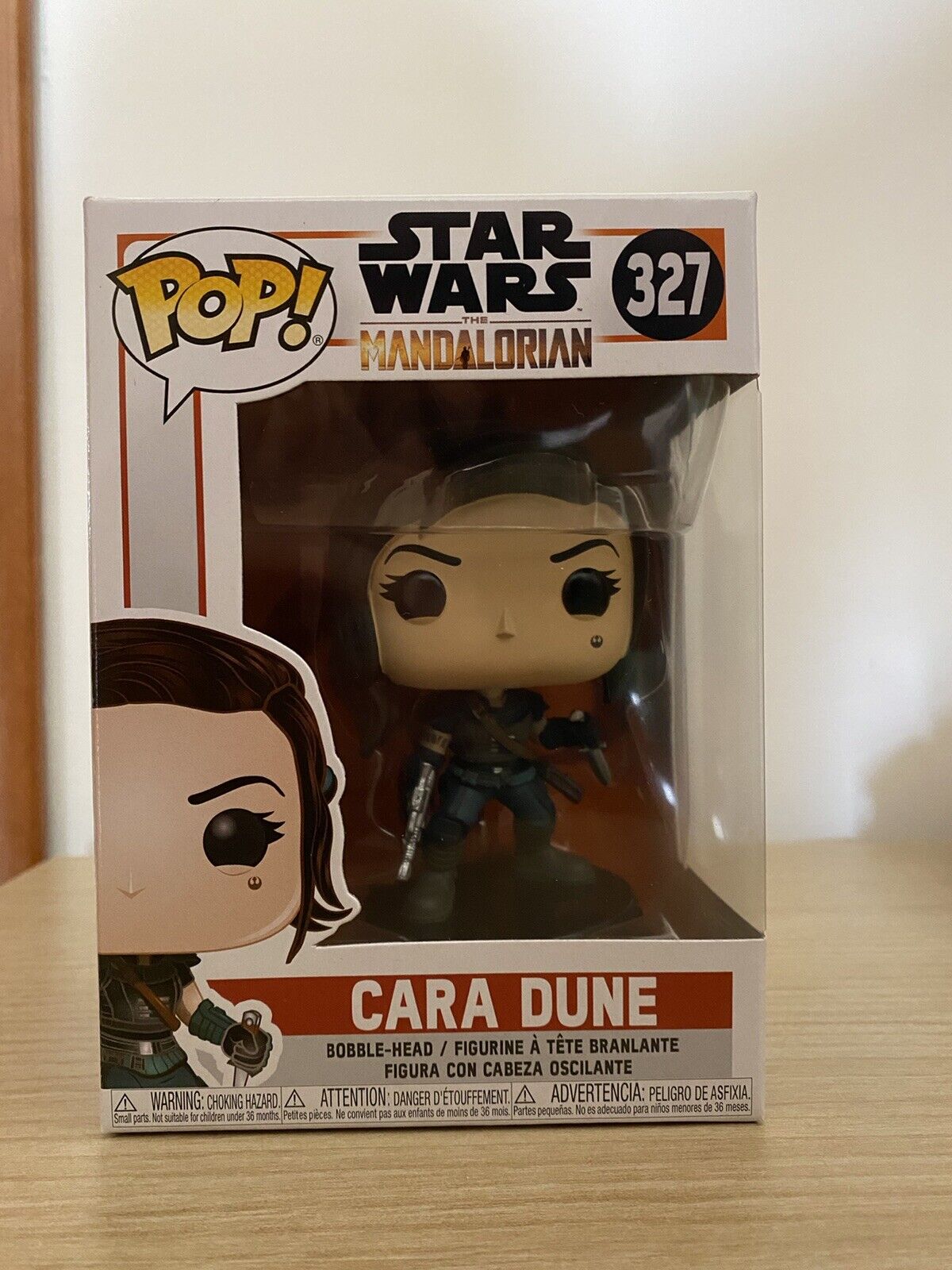 Cara Dune Gina Carano The Mandalorian Star Wars POP! #327 Funko Vinyl Figure