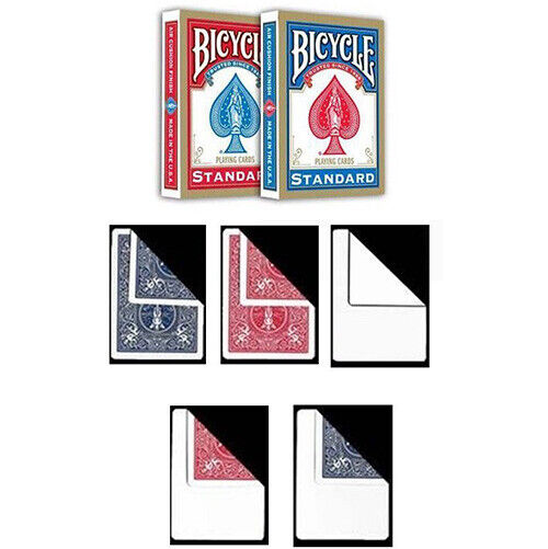 2 mazzi di carte Bicycle Standard Index + 10 Carte Gaff
